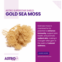 Astro Solar Strength Raw Gold Sea Moss gel from Caribbean, natural ocean vitality supplement