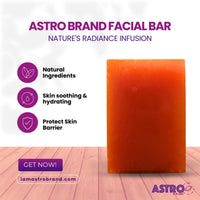 Astro Brand Facial Bar Nature sea moss turmeric aloe vera jojoba oil soap for radiant skin