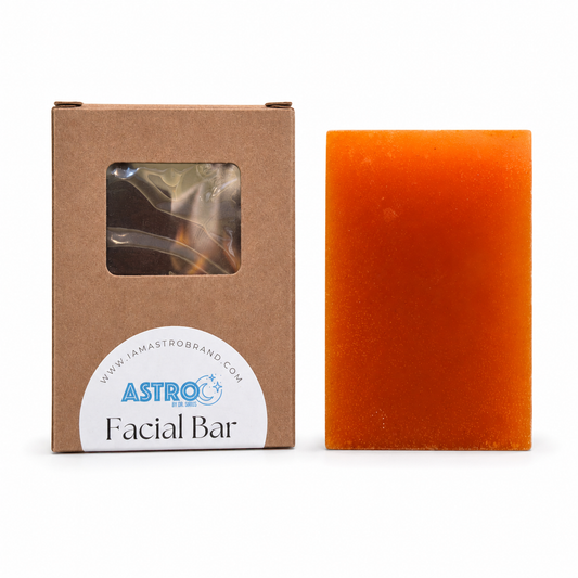 Astro Brand Facial Bar Nature's Radiance Infusion sea moss turmeric aloe vera jojoba oil spa-quality soap bar