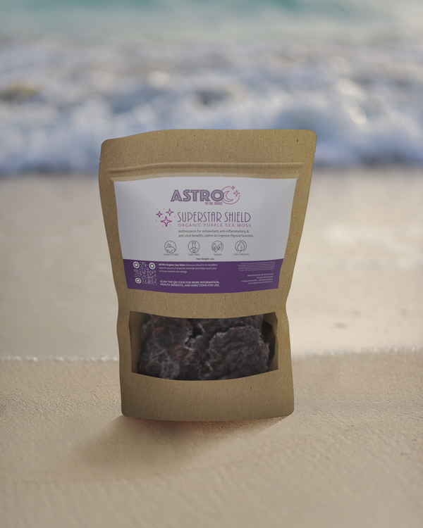 Astro Super Star Shield Purple Raw Sea Moss